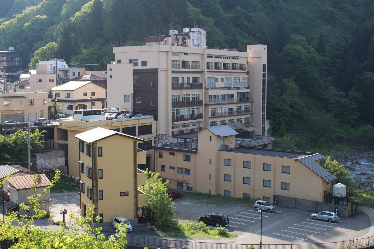 土湯温泉 やすらぎの宿 向瀧旅館 Fukushima  Zewnętrze zdjęcie